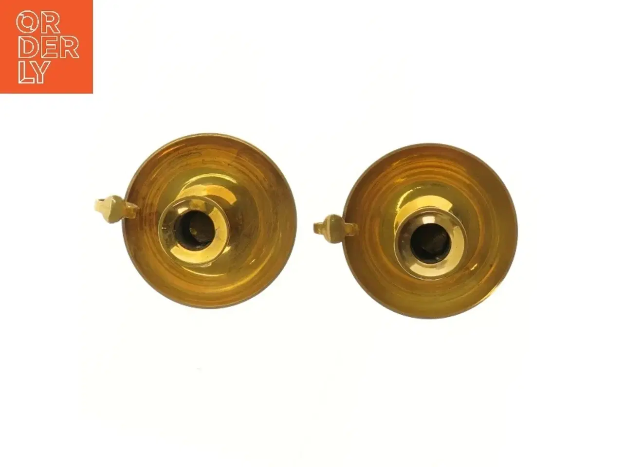 Billede 2 - Antikke lysestager (str. 2 stk 11 cm)