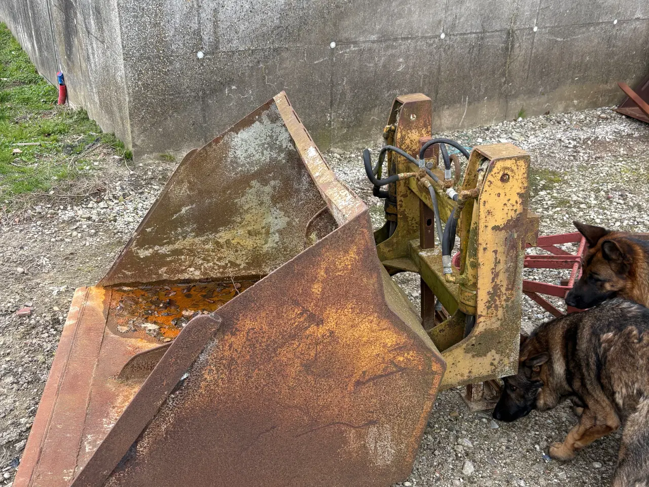 Billede 4 - Høj tip skovle til gaffeltruck 