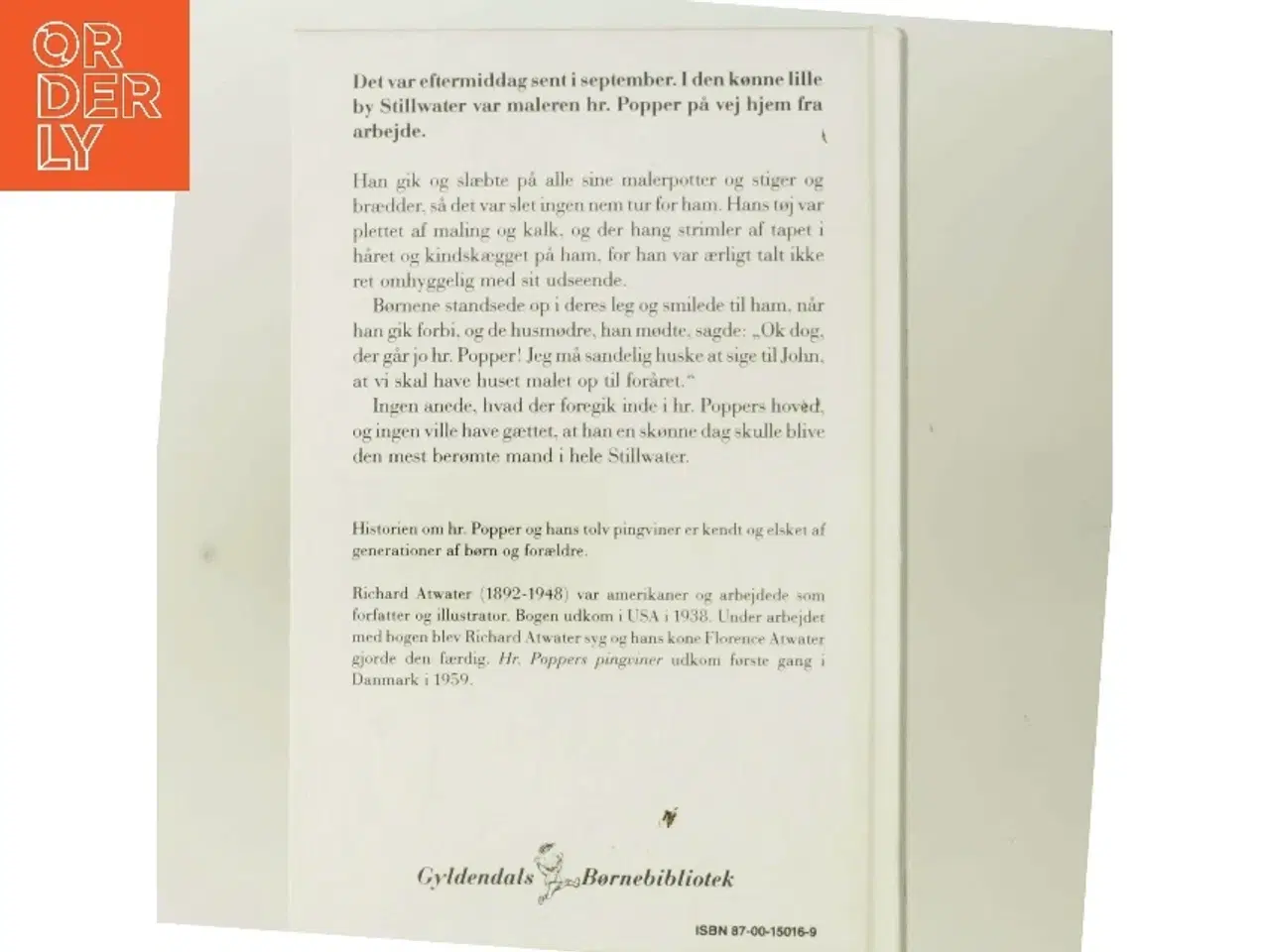 Billede 3 - Hr. Poppers pingviner af Richard Atwater (Bog)