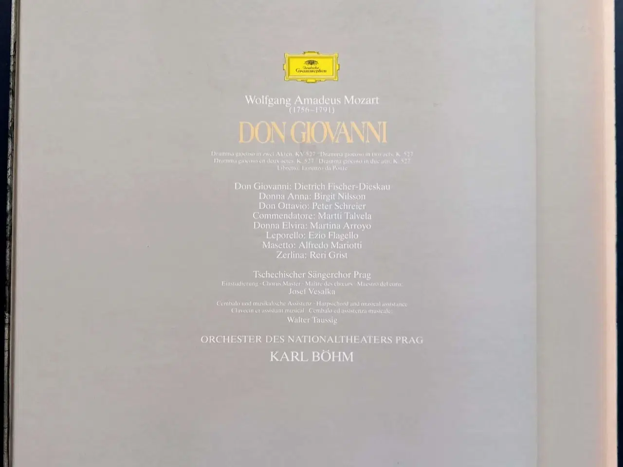 Billede 2 - Mozart-Böhm: Don Giovanni - 3 LP box