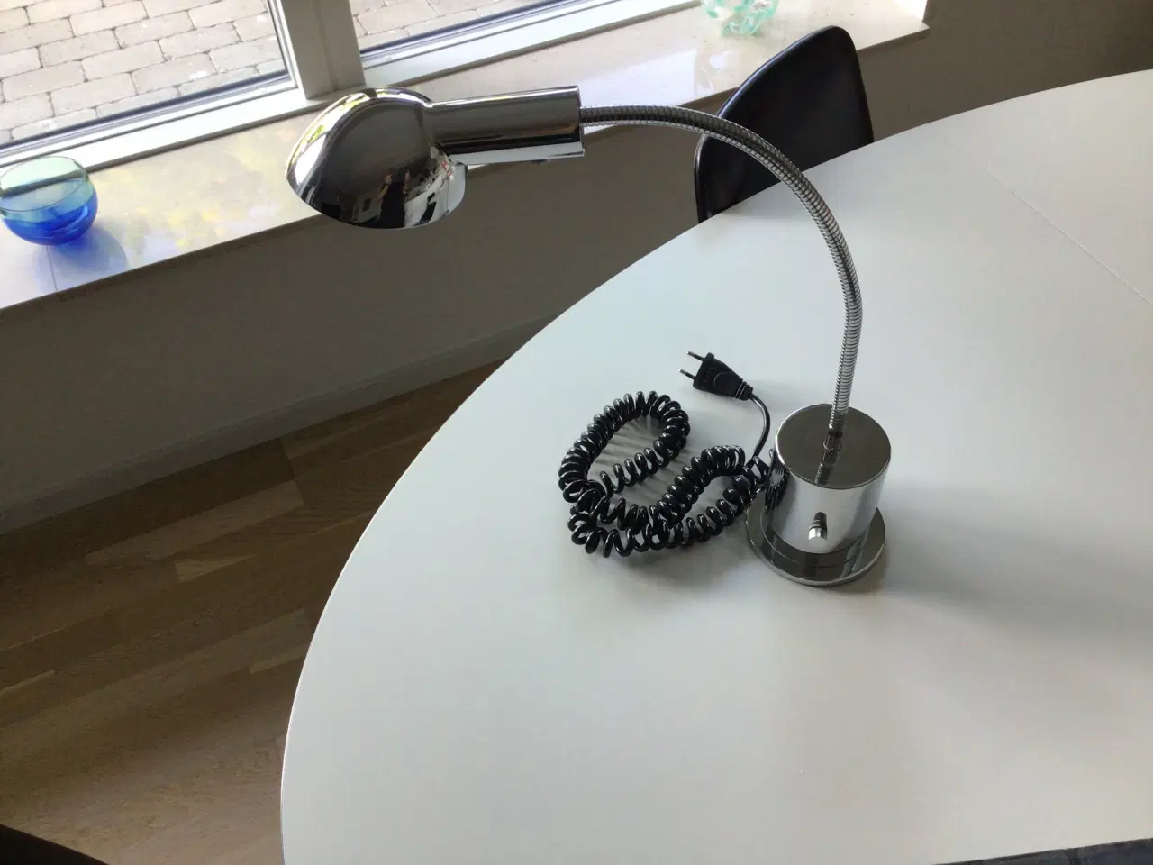 Billede 1 - Asger be bordlampe. Forkromet