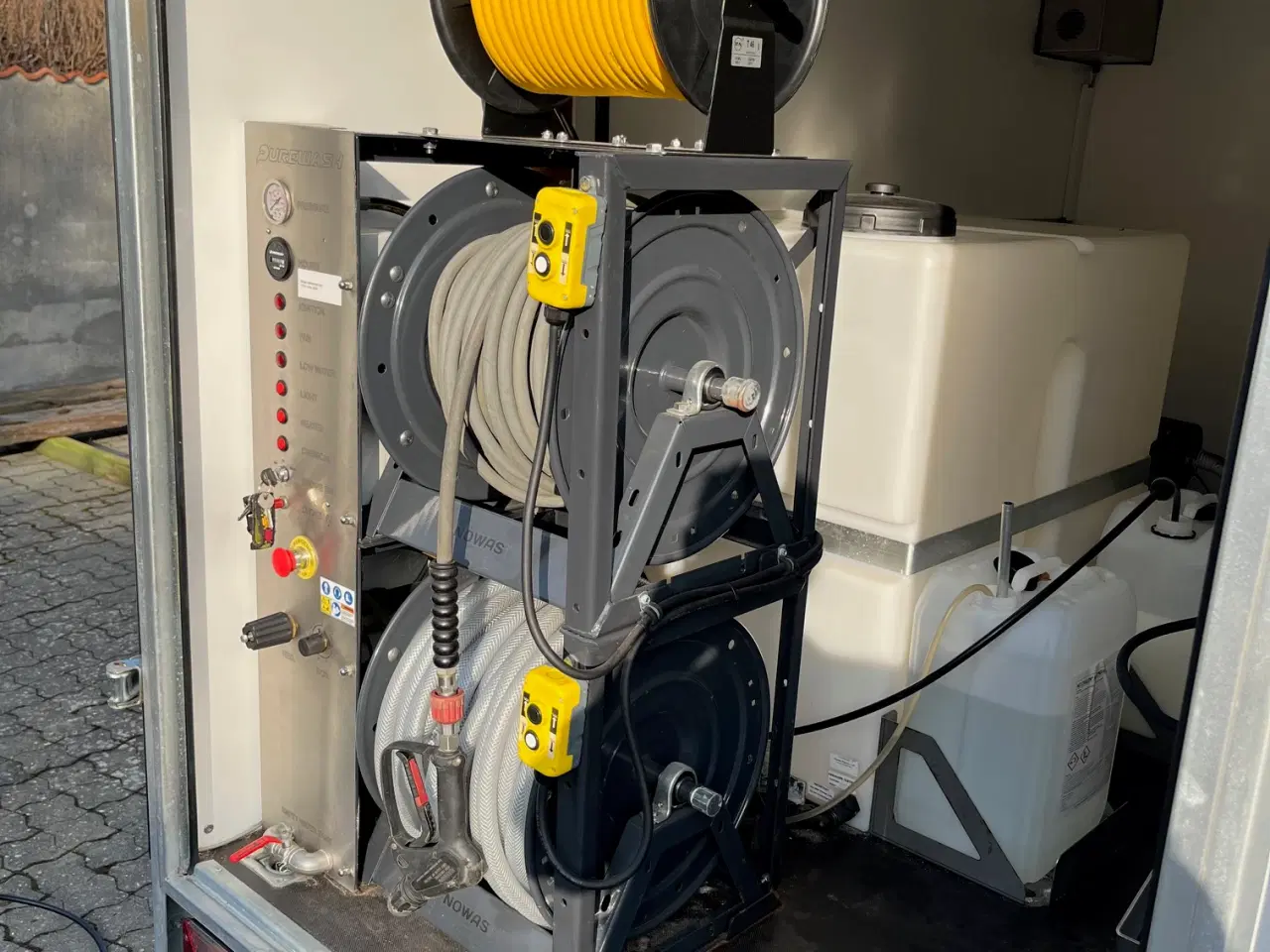 Billede 3 - Komplet højtryks flise-/ algeanlæg og trailer 