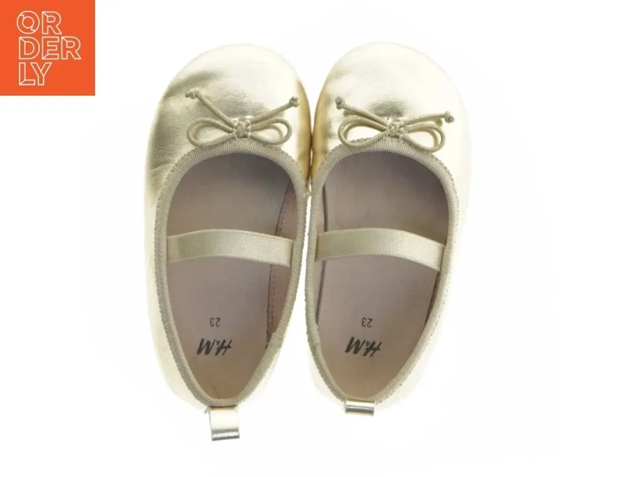 Billede 4 - Børnesko guldballerina fra H&M (str. 23 )