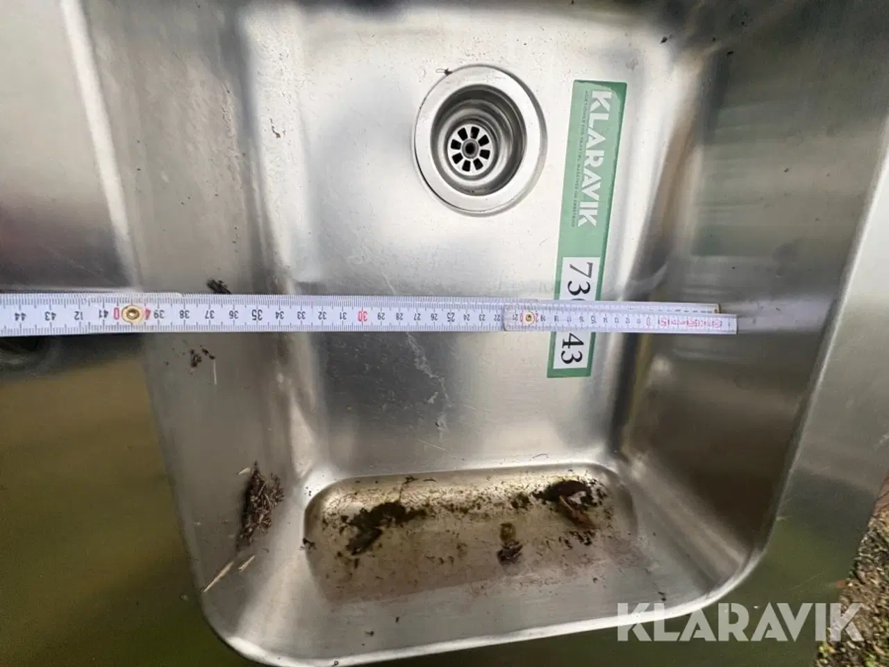 Billede 9 - Stålbordplade med vask