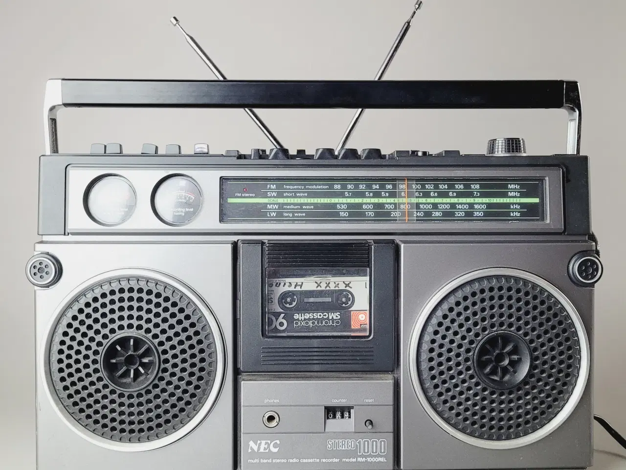 Billede 1 - ⭐️· Sjælden NEC Stereo 1000 Boombox - Samlerobjekt