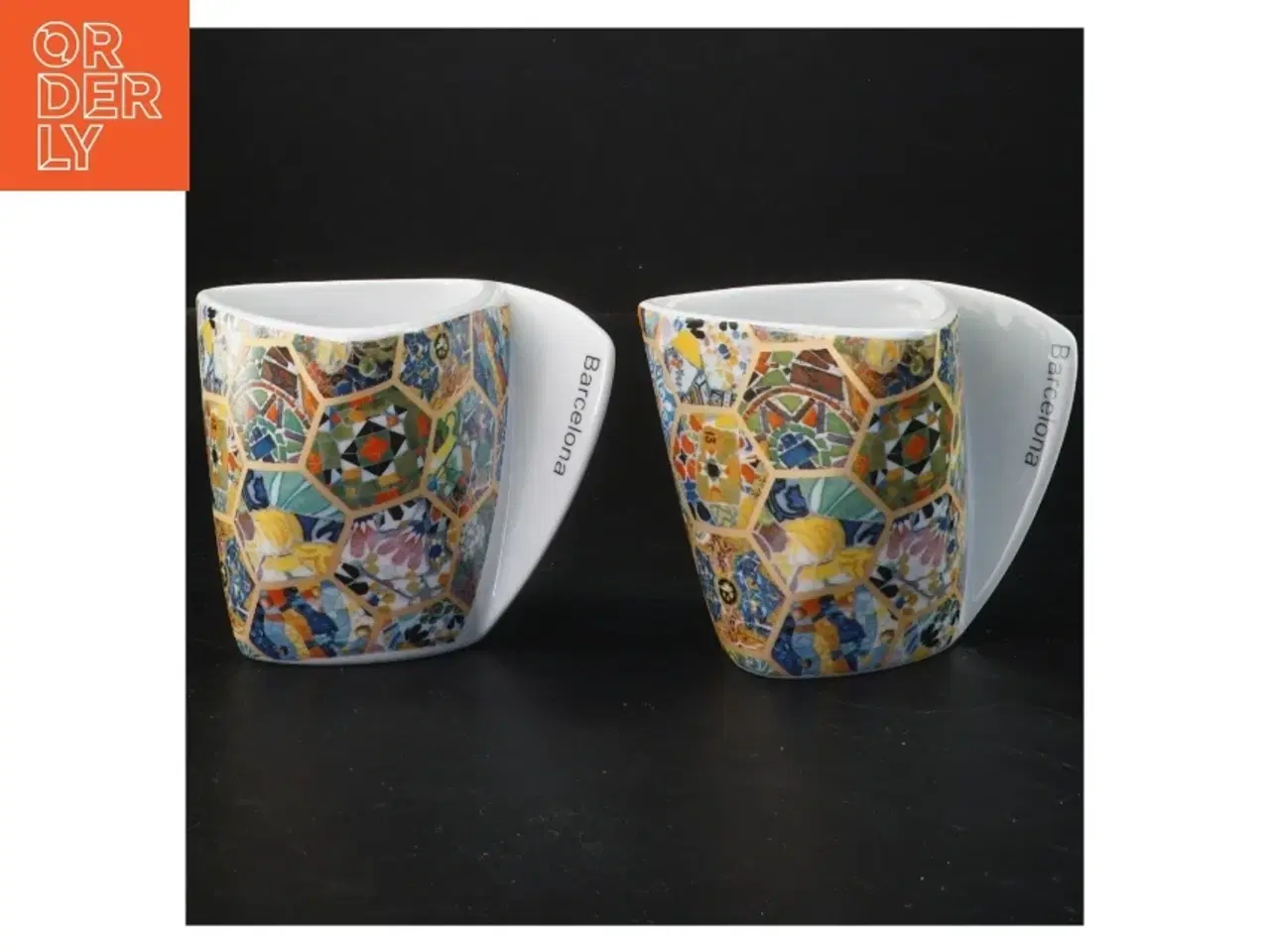 Billede 1 - Barcelona kaffekopper (str. 9x11 cm)