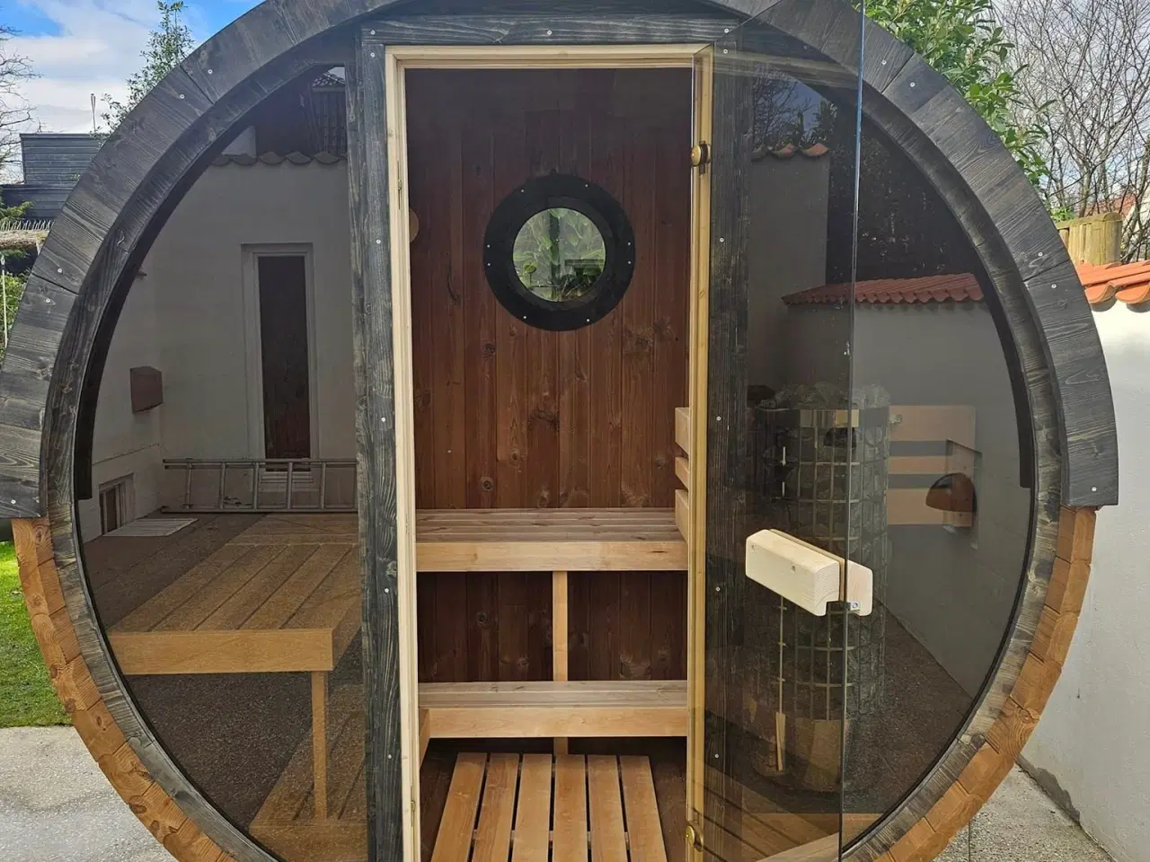 Billede 1 - Luksus 1600mm Termotræ sauna til 3-4 personer