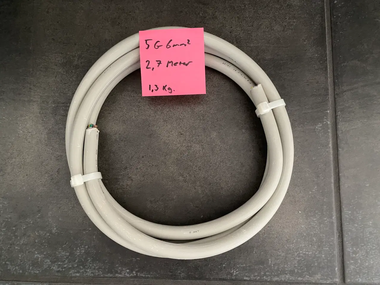 Billede 2 - Installationskabel, 5g6mm2, 14 m.