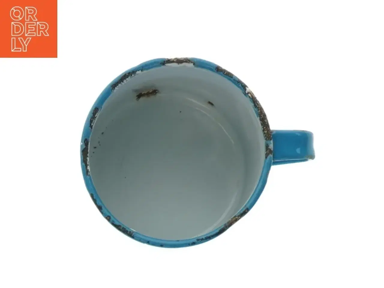 Billede 3 - Blå emaljekrus (str. 7,5 cm)