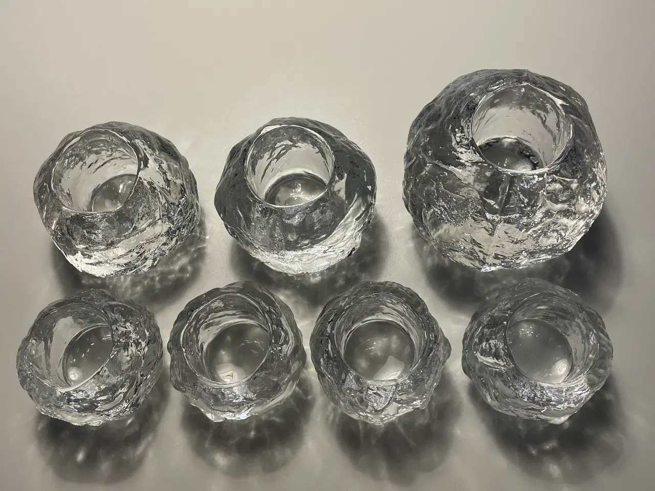 Billede 1 - Holmegaard snebolde lysestager