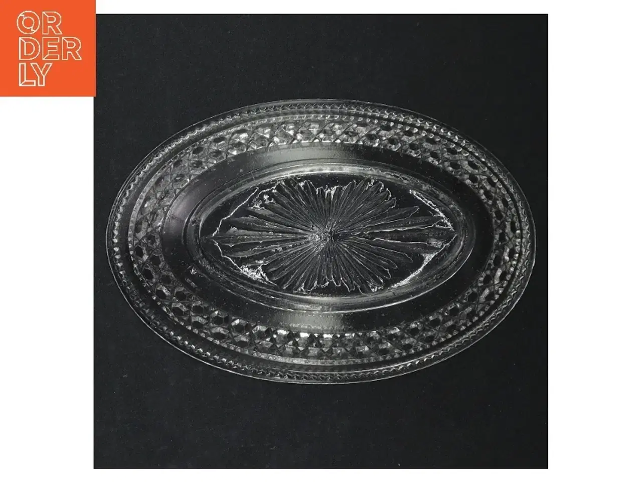 Billede 4 - Ovalt Glasfad (str. 17 x 11 cm)