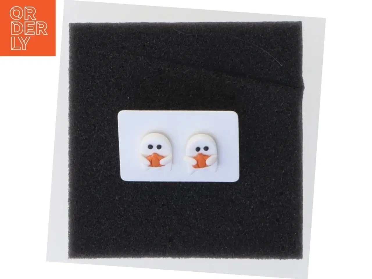 Billede 1 - Halloween Ørestikkersæt med spøgelse og græskar