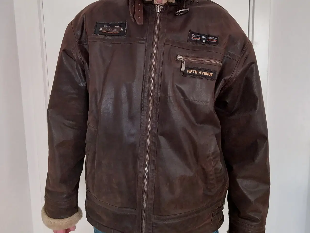 Billede 1 - Pilot jakke 54/XL Klassisk model veteran bil/mc