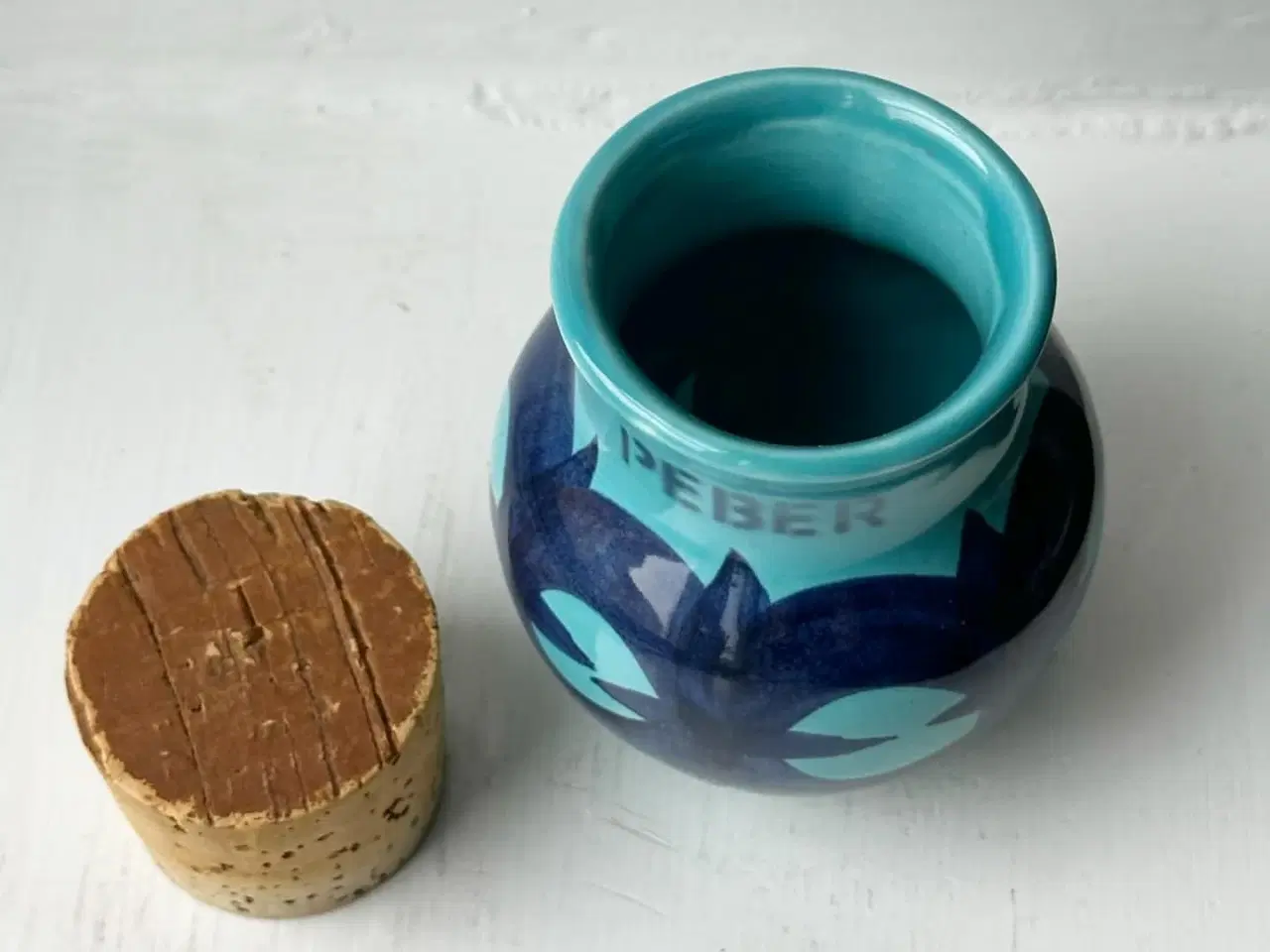 Billede 5 - Peberkrukke med korklåg, Keramos Austria