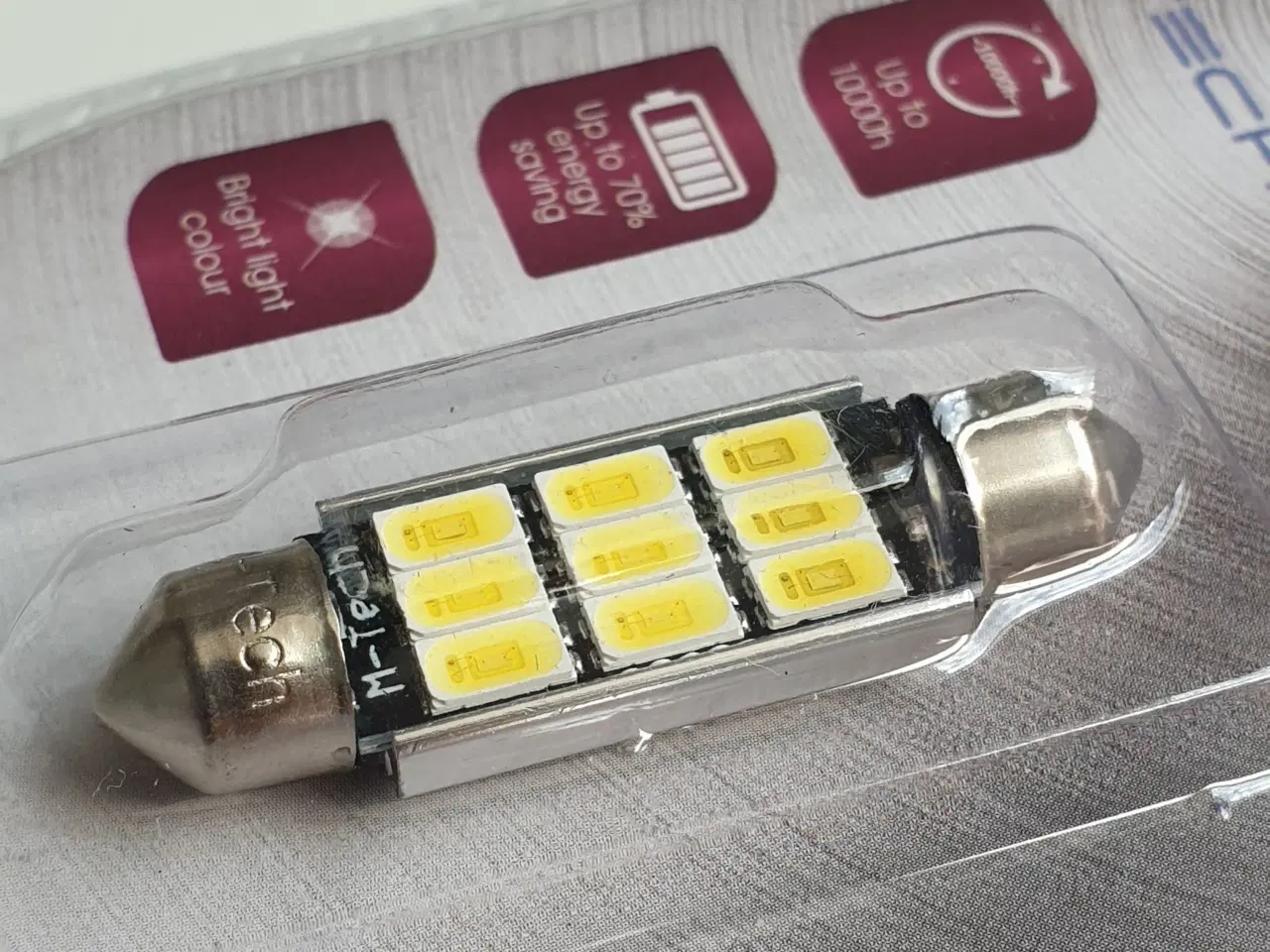 Billede 4 - LED Pære 9 SMD 5630 LED CANBUS C5W C10W SV8.5 41mm