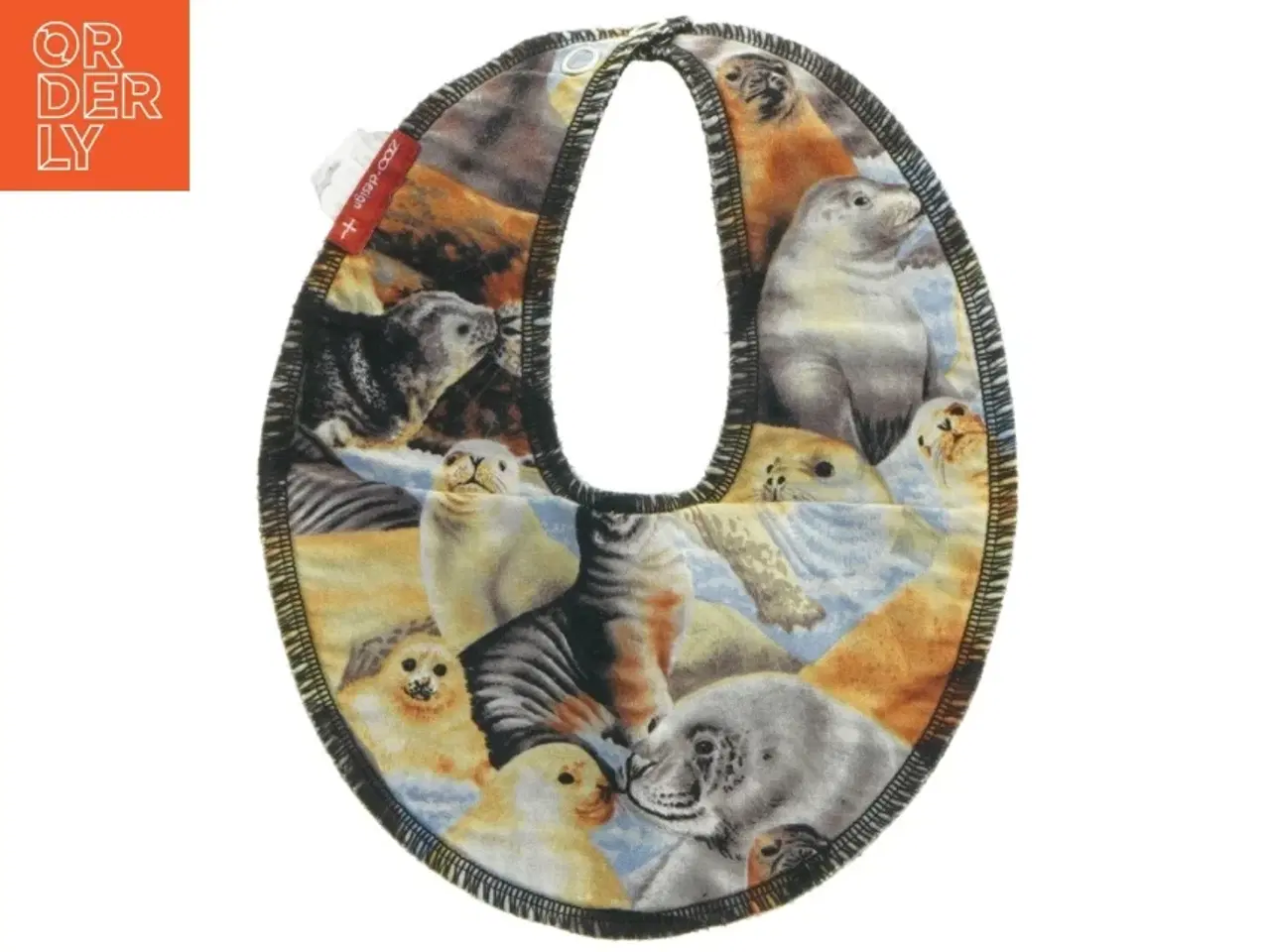 Billede 1 - Børnehagesmæk med sældesign fra Zoo København (str. Ø 22 cm)