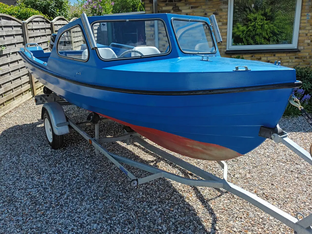Billede 3 - Nordeck 15 med ratstyring, 15 hk suzuki, trailer.
