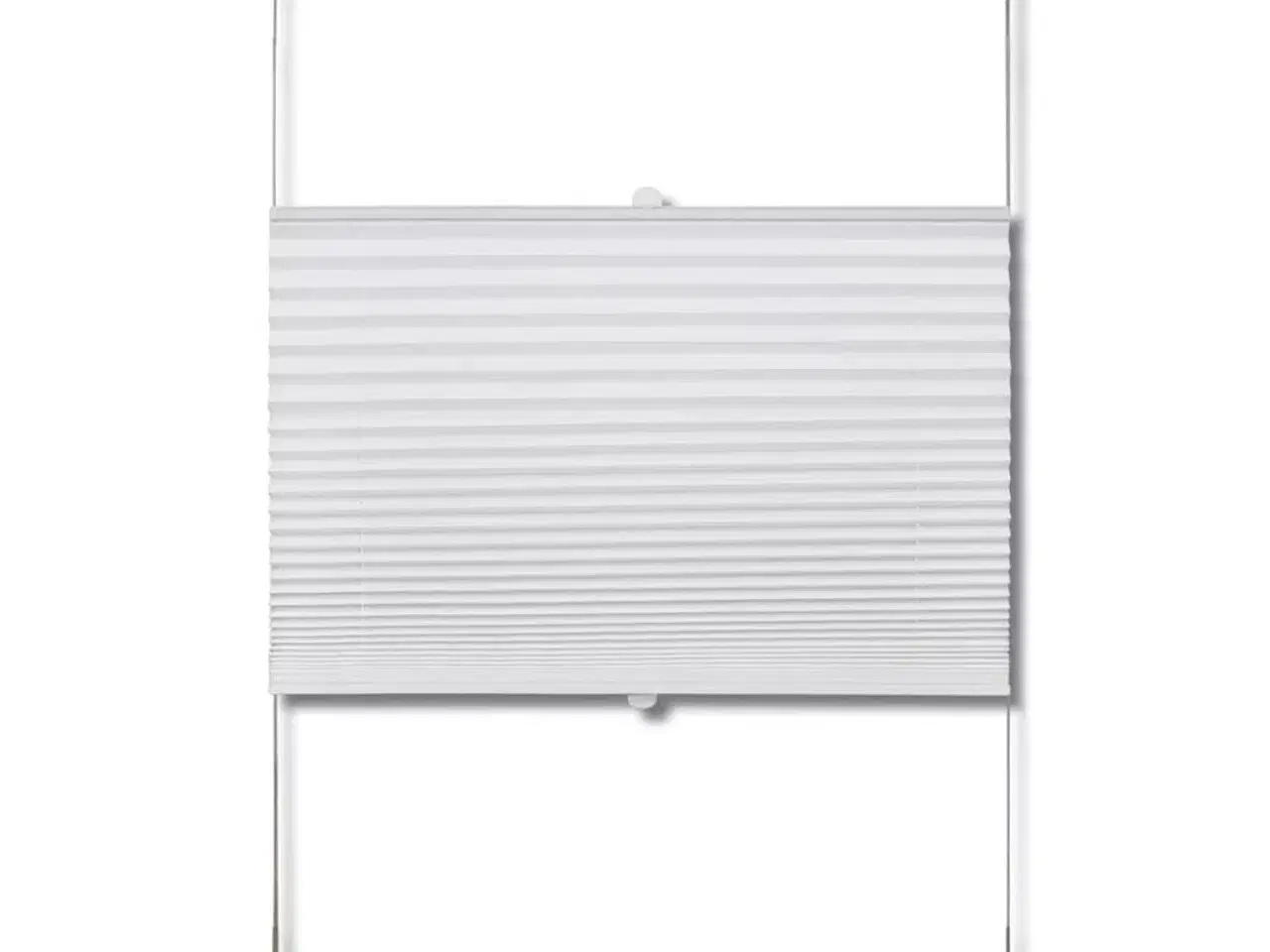 Billede 4 - Plisségardiner 100x150 cm hvid