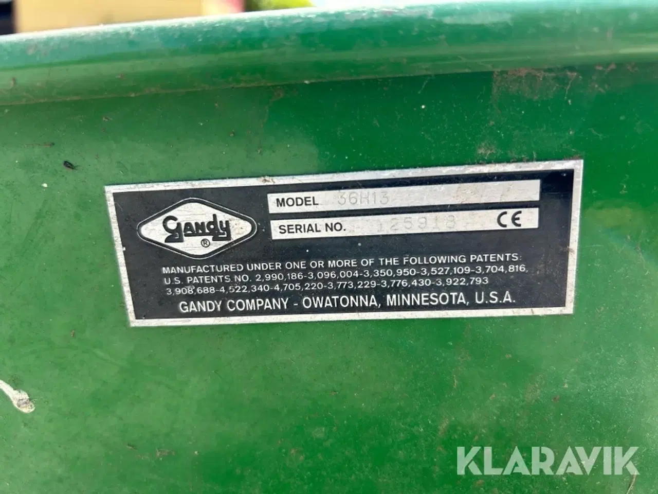 Billede 8 - Såmaskine Gandy 36H13