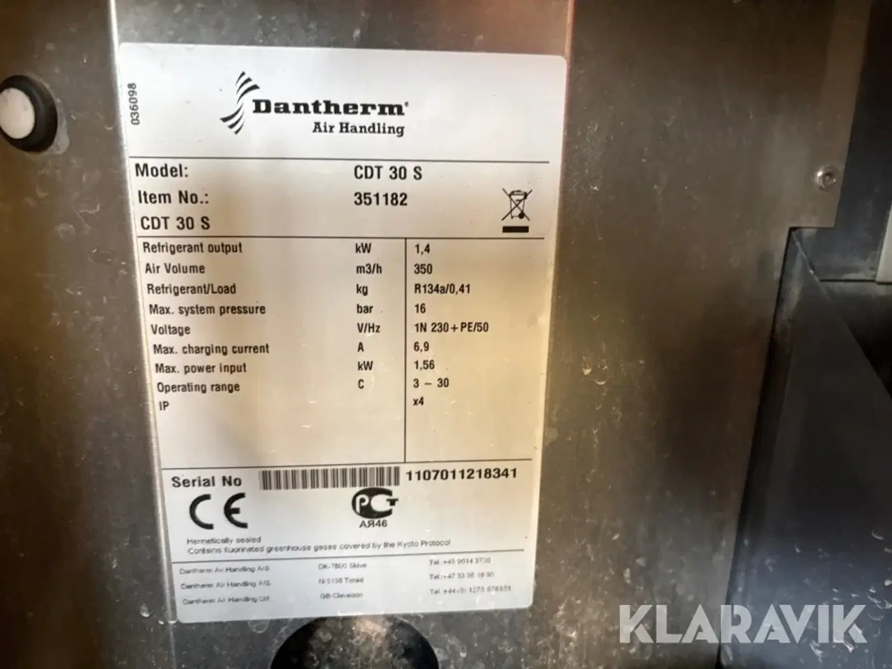 Billede 9 - Affugtere Dantherm CDT 30 S / CDT 30 S MK II 3 styk