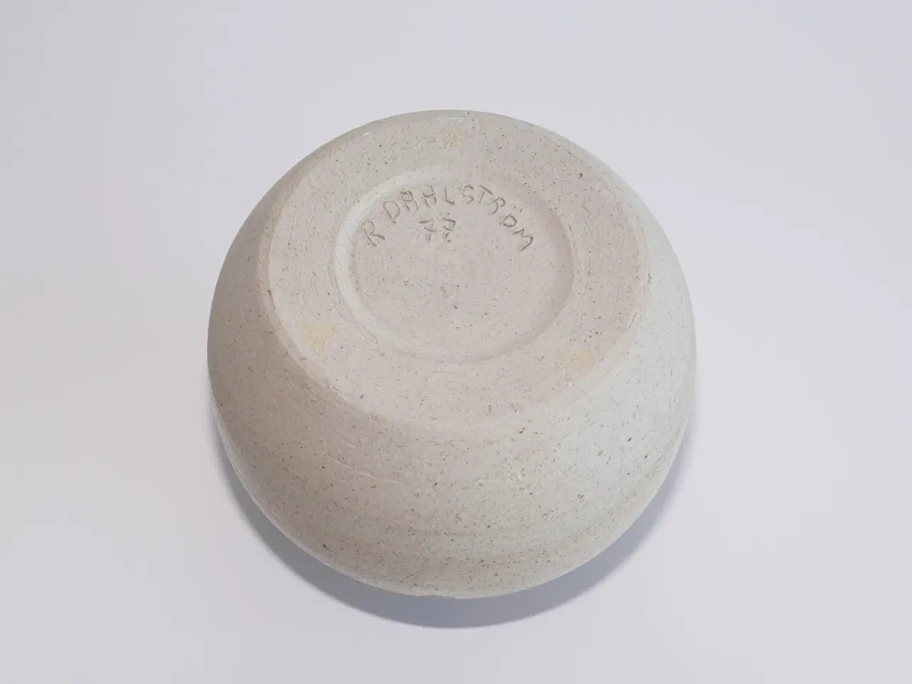 Billede 3 - Keramik vase med dekor signeret af R. Dahlström