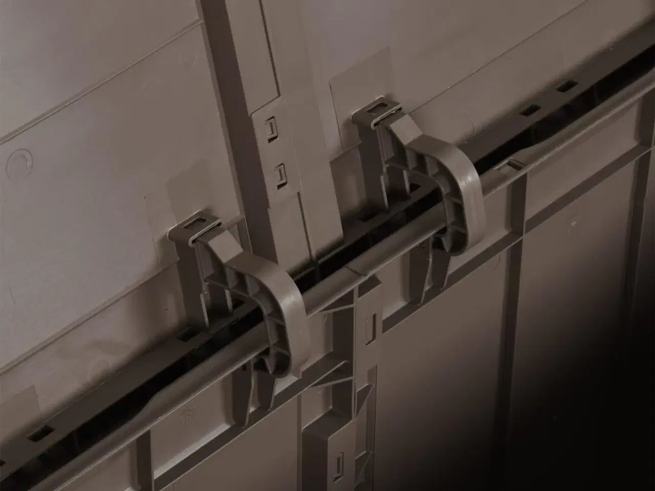 Billede 7 - Opbevaringskasse til haven 270 l PP-trælook brun