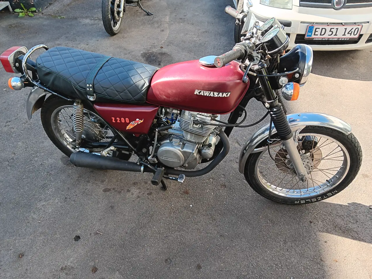 Billede 2 - Kawasaki kz 200 fra 1977 nysynet 