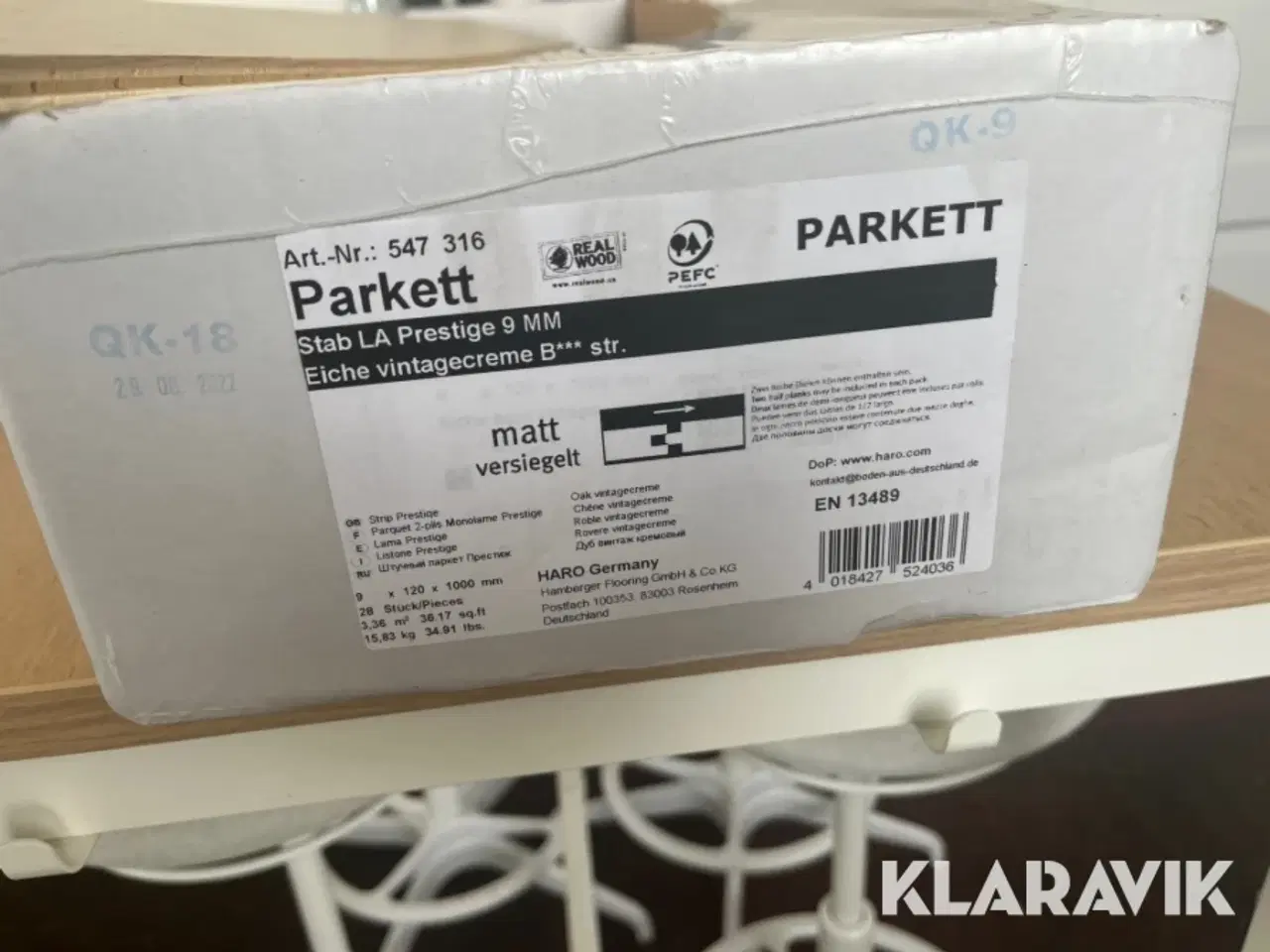 Billede 4 - Sildeben parkett HARO LA prestige 9mm 80  m2