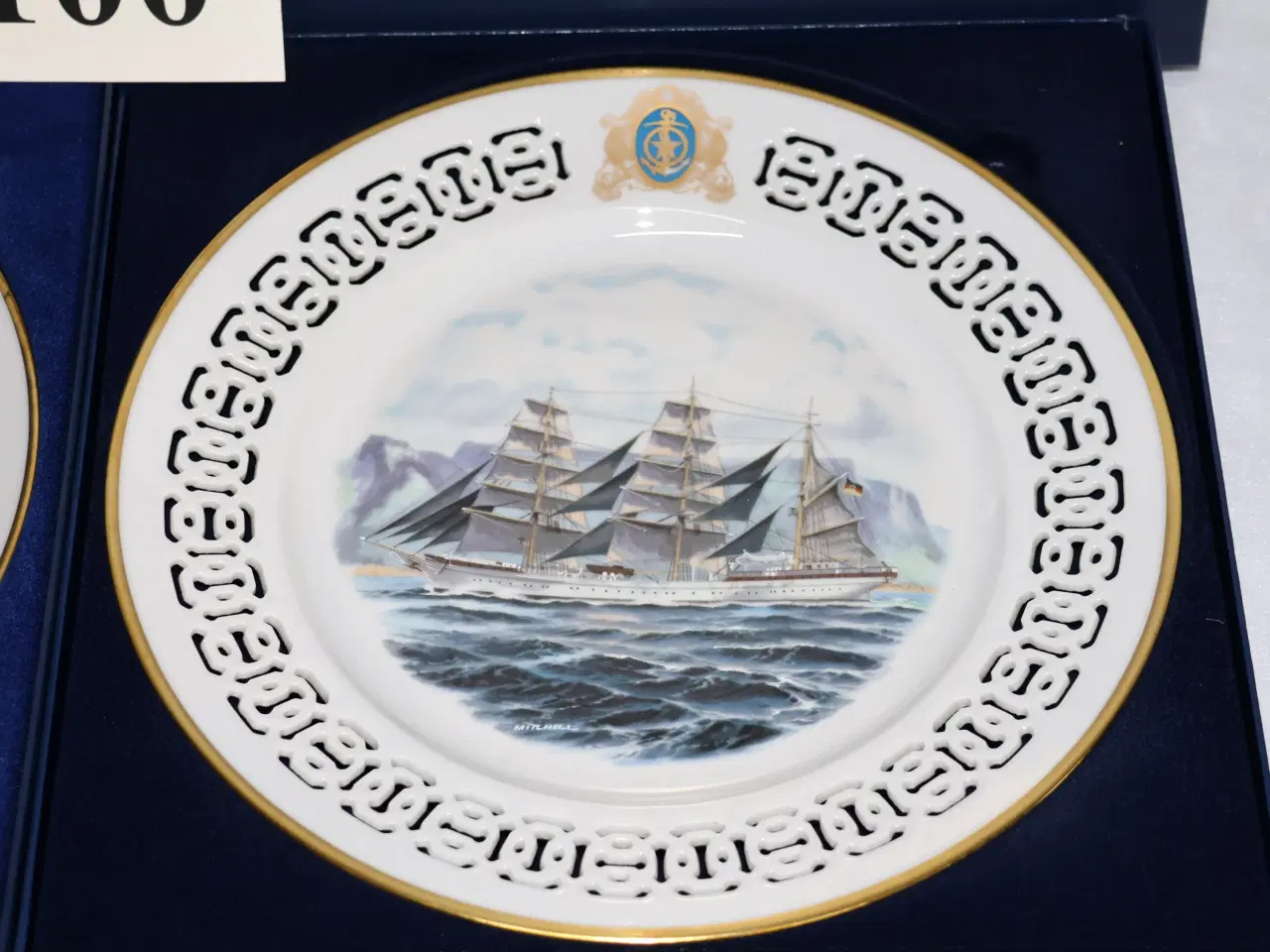 Billede 5 -  6 Stk Bing & Grøndahl Windjammer skibsplatter.
