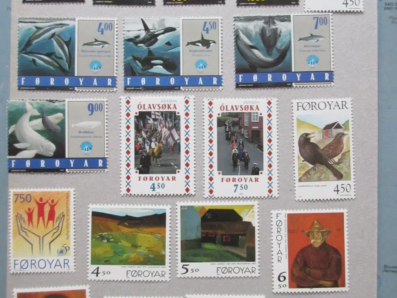 Billede 3 - Færøerne årgang 1994-2000 afa nr 248-378 postfrisk