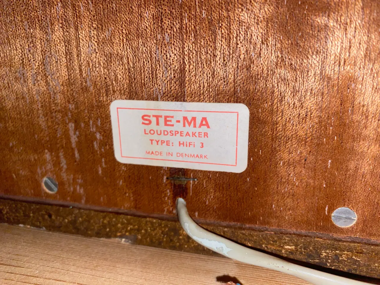 Billede 7 - 🟤 Vintage Ste-Ma HiFi 3 højttalere – Dansk retro