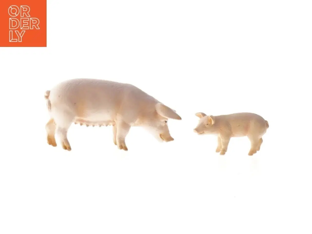 Billede 1 - To Schleigch grisefigurer, mor og unger (str. 9,5 cm)