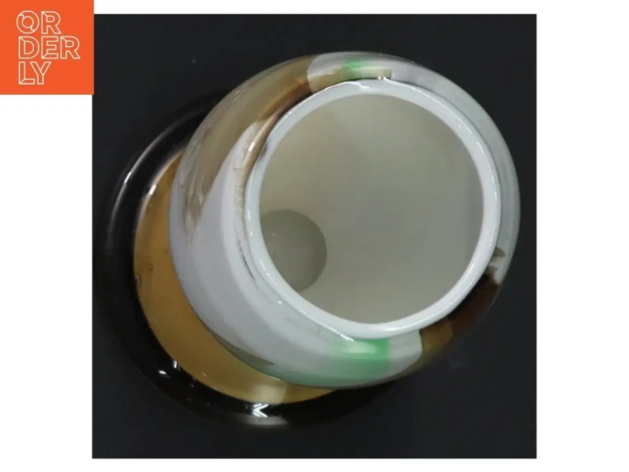 Billede 2 - Holmegaard Najade Glas vase af Per Lütken fra Holmegaard (str. H. 18 cm ø. 7 cm)