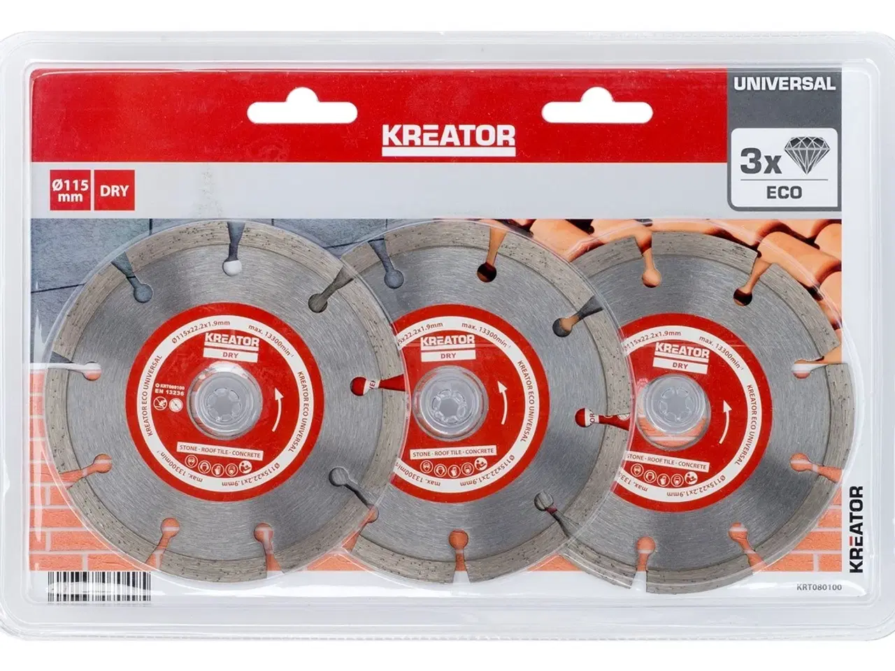 Billede 1 - Diamantklinger til sten 115 mm - 3 stk