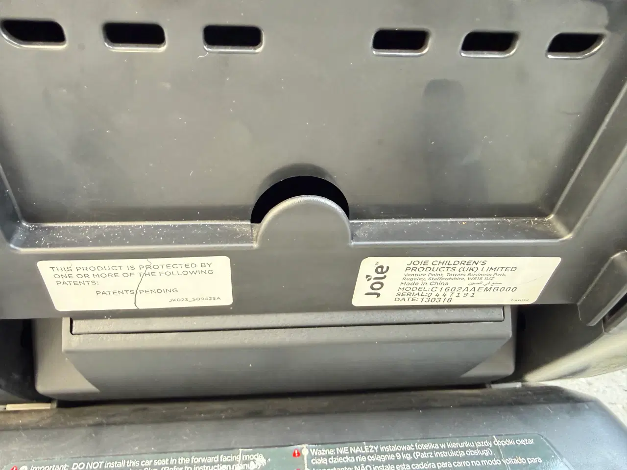 Billede 7 - Joie autostol 0-36 kg – god stand