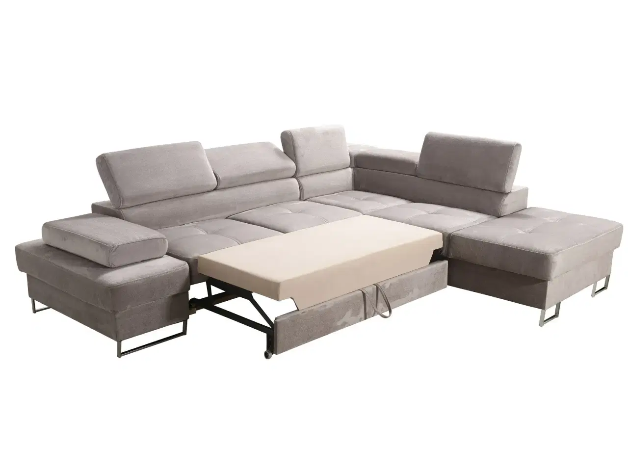 Billede 9 - GALAKSE ÆGTE LÆDER HJØRNESOFA 280x225