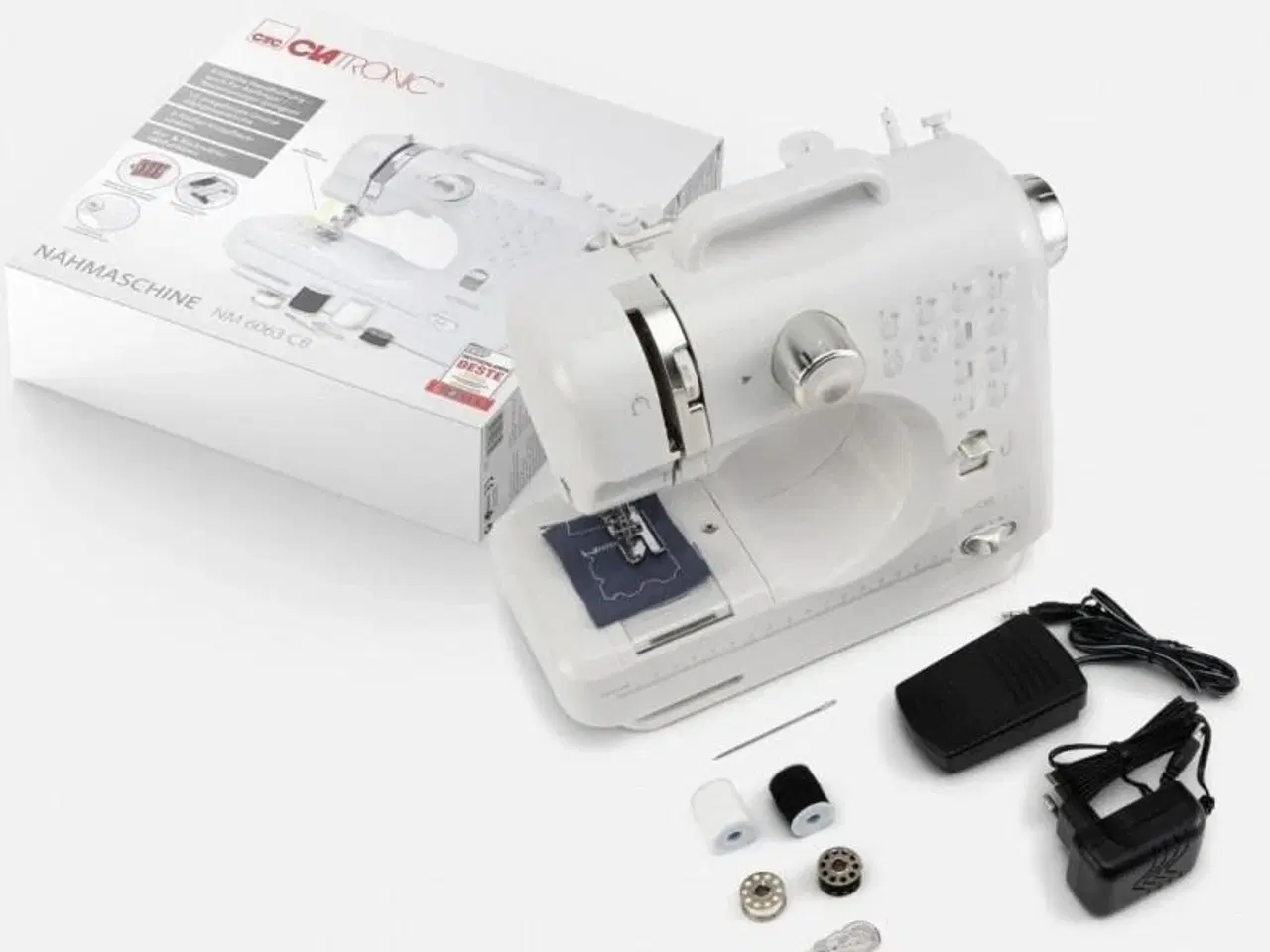 Billede 5 - Symaskine Clatronic NM 3795 – halvautomatisk, 12 sømme