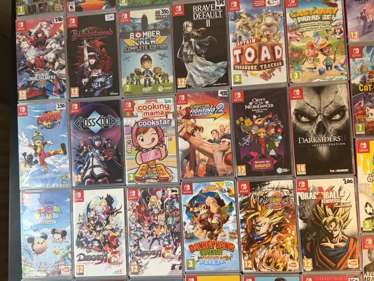 Billede 2 - Seperate Priser! 200 stk Nintendo Switch Spil