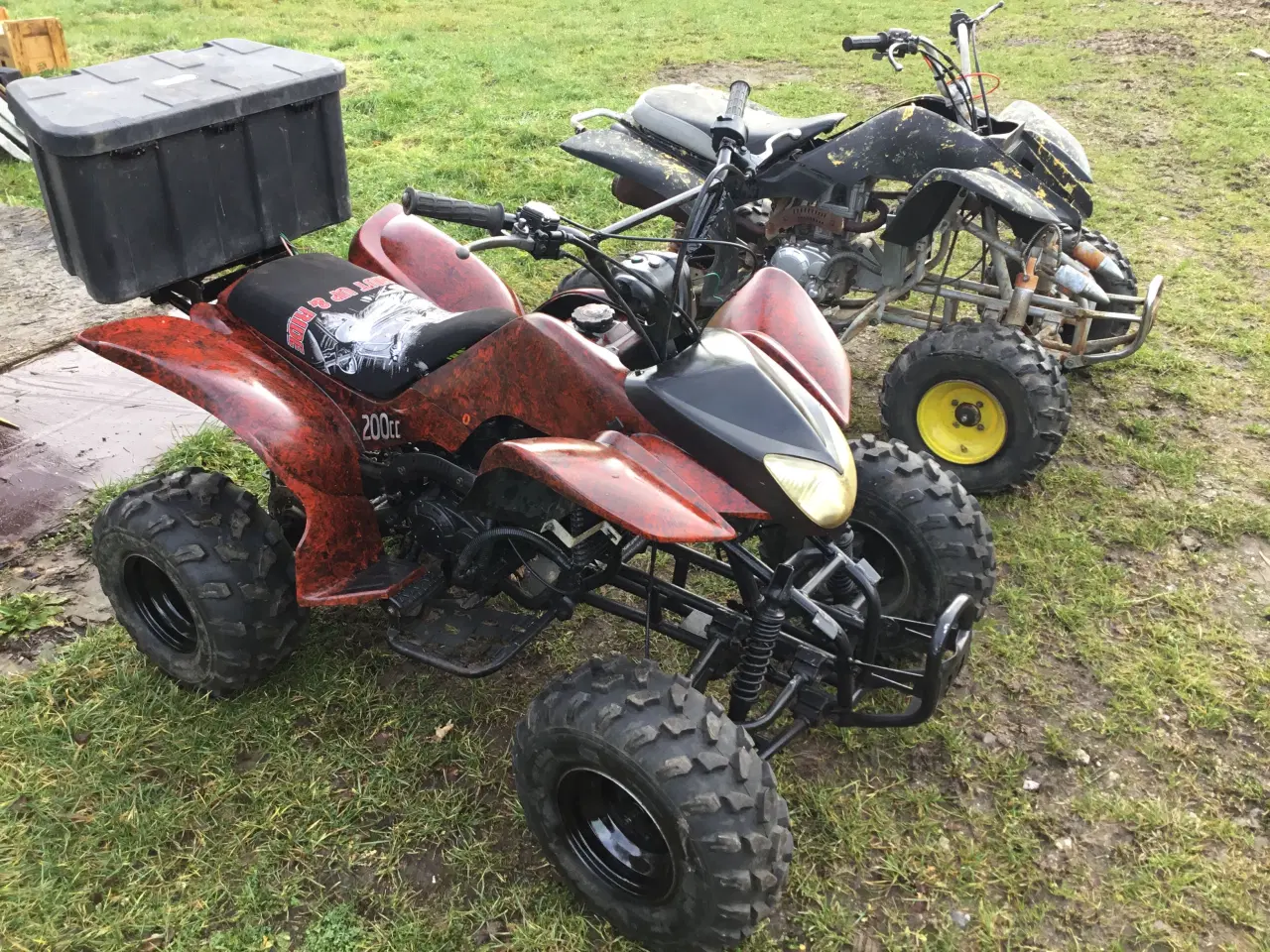 Billede 1 - 2 stk store ATV på 200 4 gear frem og 1 bak