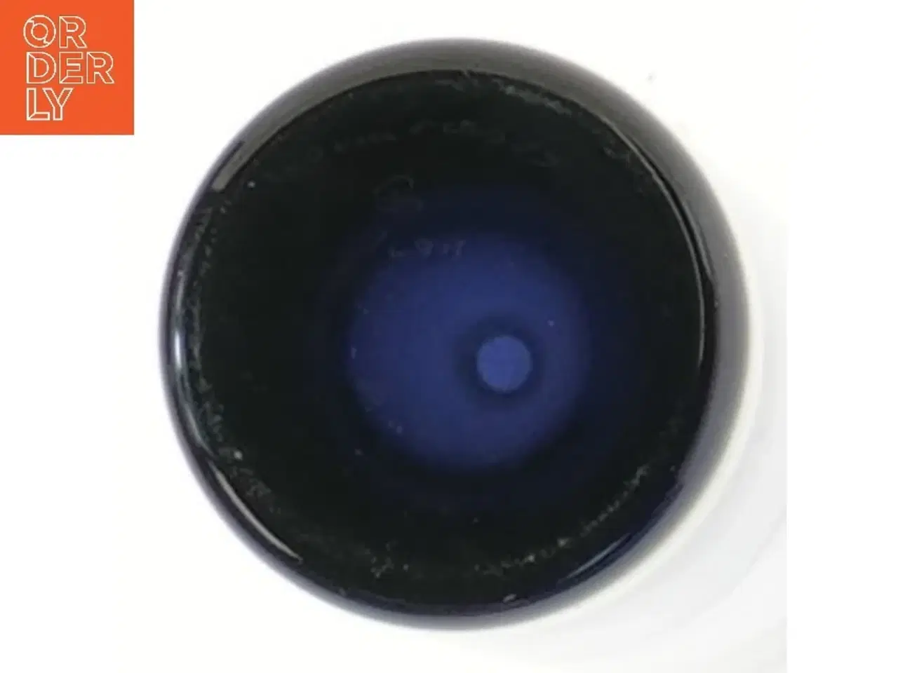 Billede 3 - Blå glasvase (str. 17x5,5 cm)