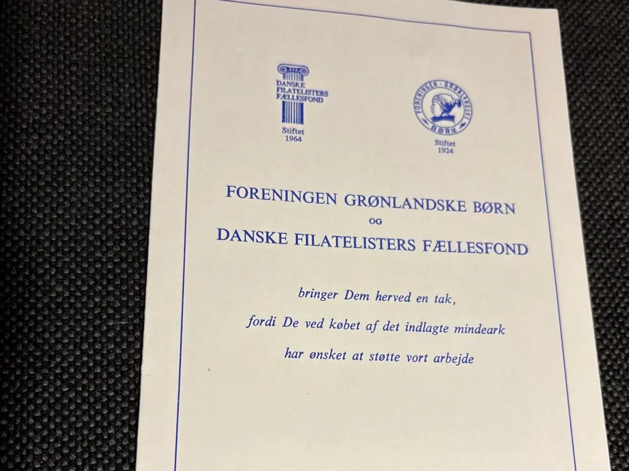 Billede 2 - To mindeark fra Grønlanf