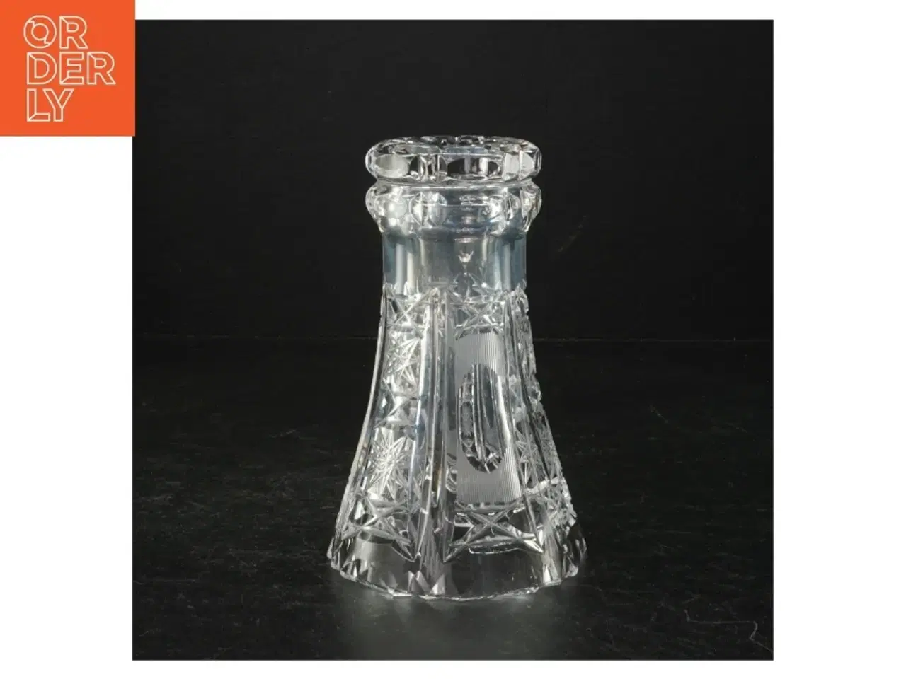 Billede 2 - Krystalglas vase (str. 16 cm)