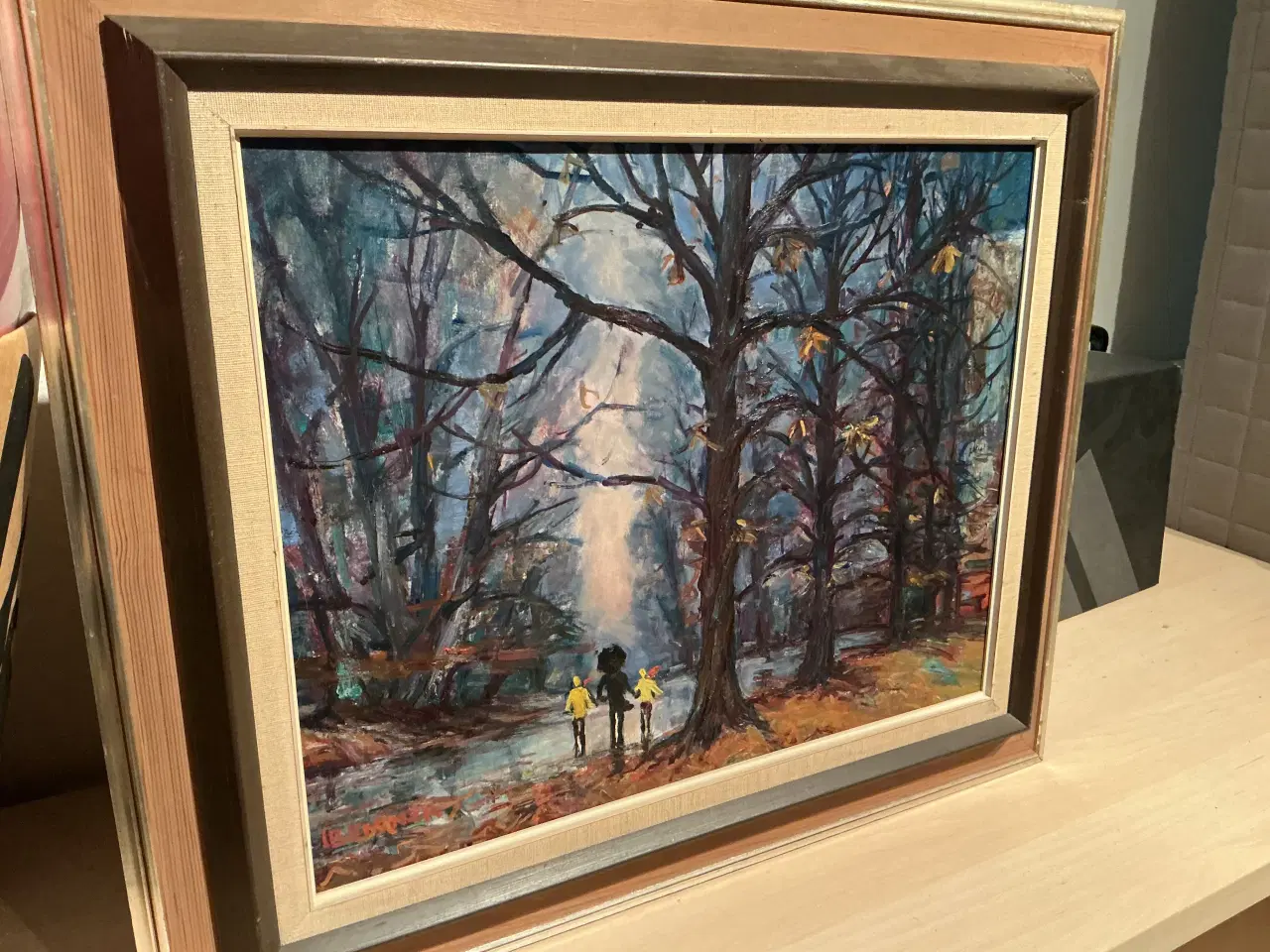 Billede 3 - Ib Eisner maleri-originalt olie på lærred 40 x 50