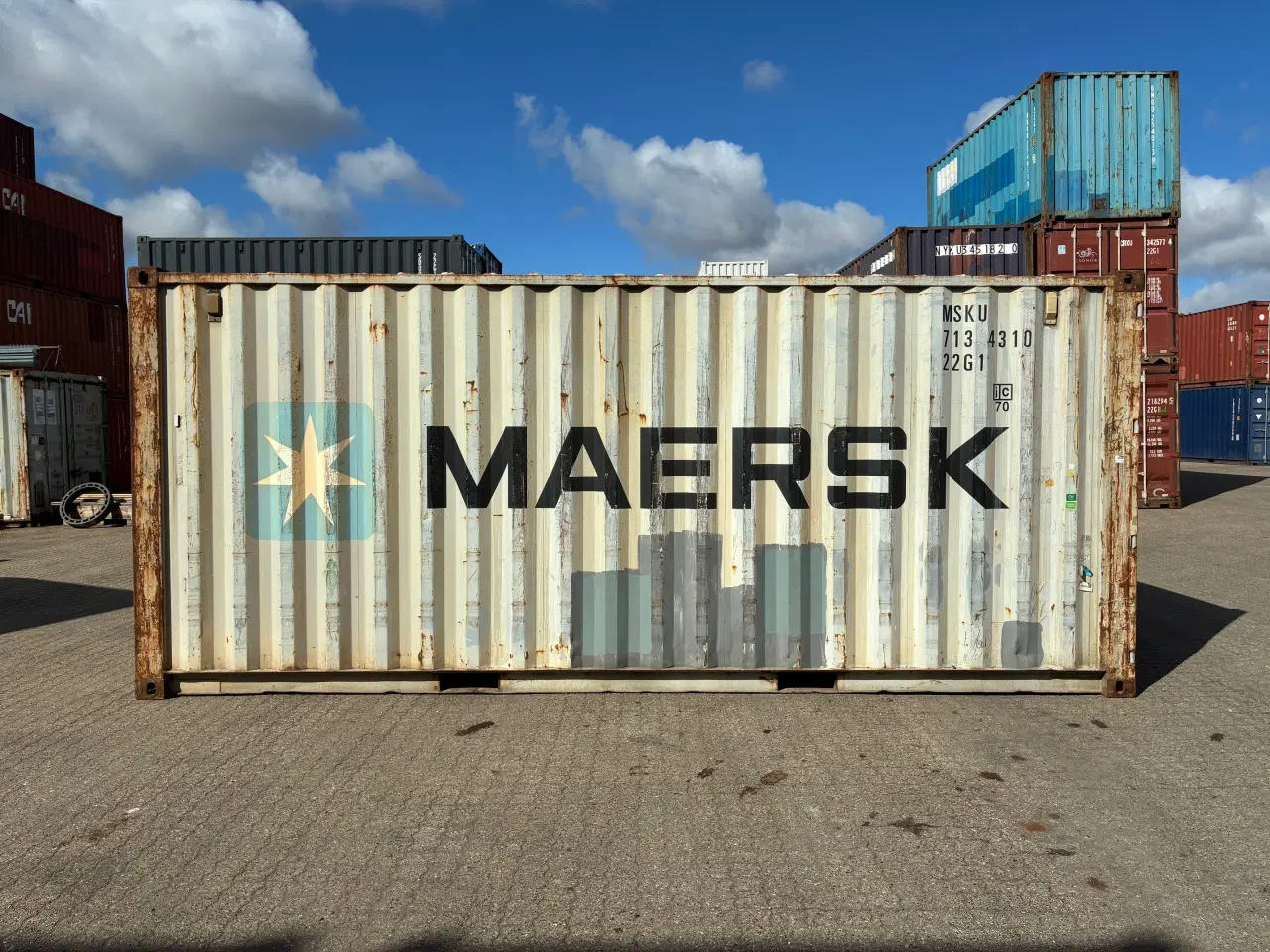 Billede 5 - 20 fods Container- ID: MSKU 713431-0