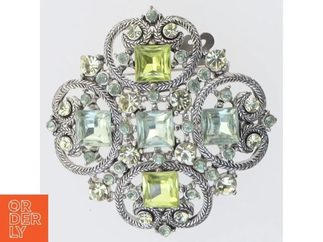 Billede 1 - Dekorativ broche (str. 5 x 5 cm)