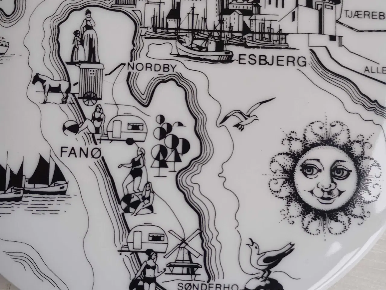 Billede 3 - Mindeplatte. Esbjerg Fanø området