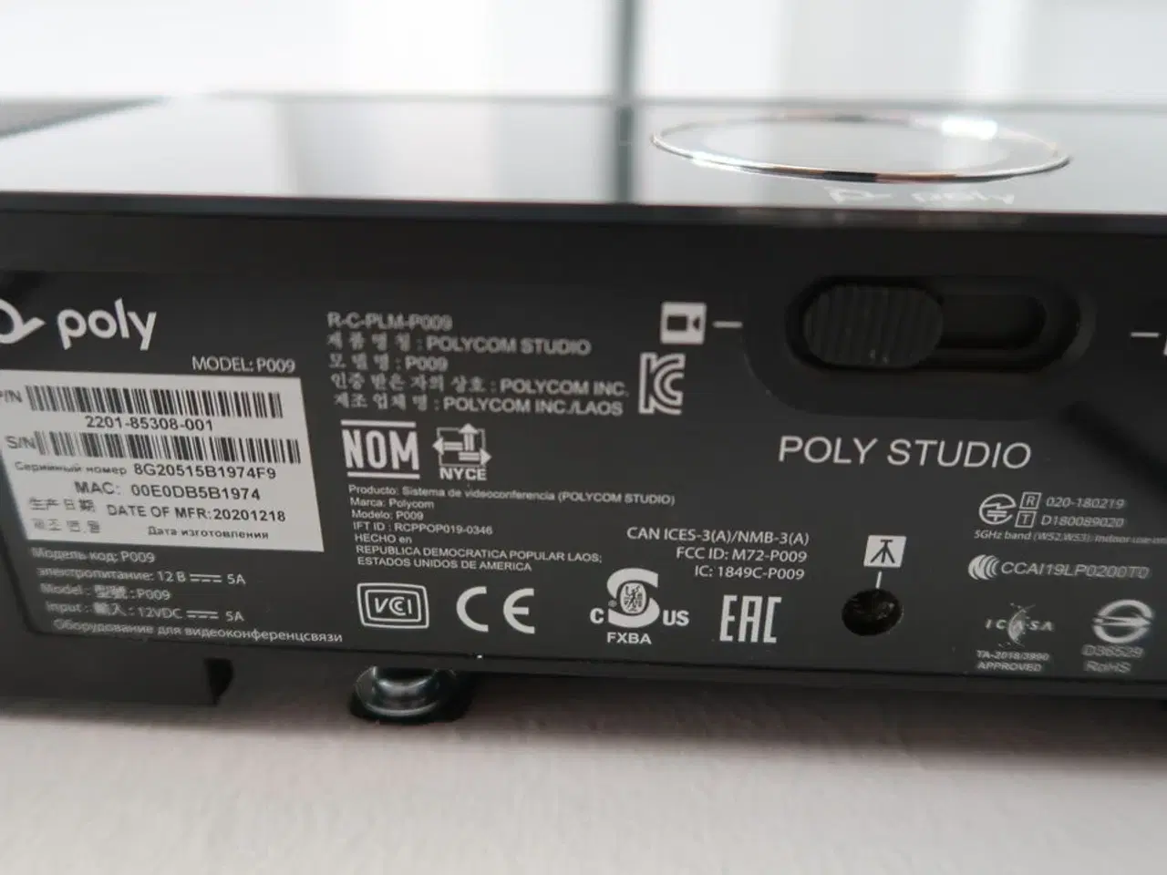 Billede 2 - Konferencekamera POLYCOM med højtalere P009