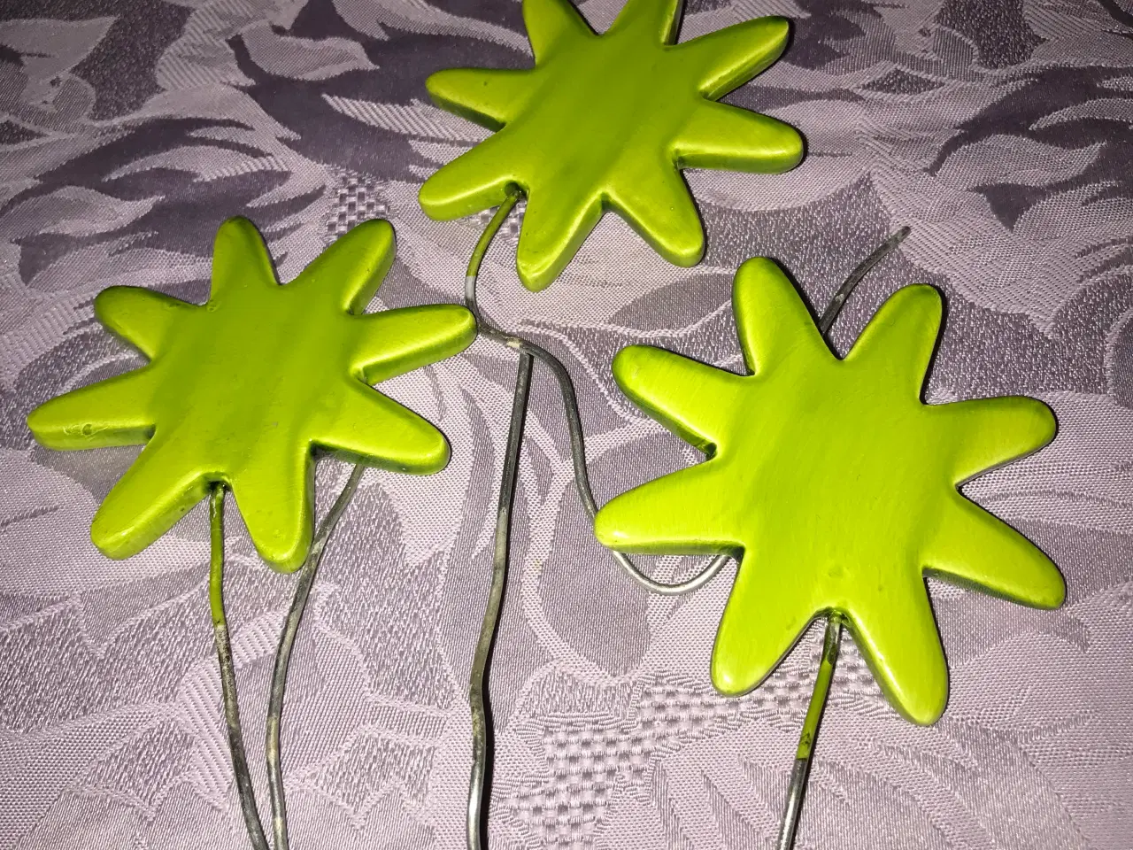 Billede 1 - Grønne keramik stjerner