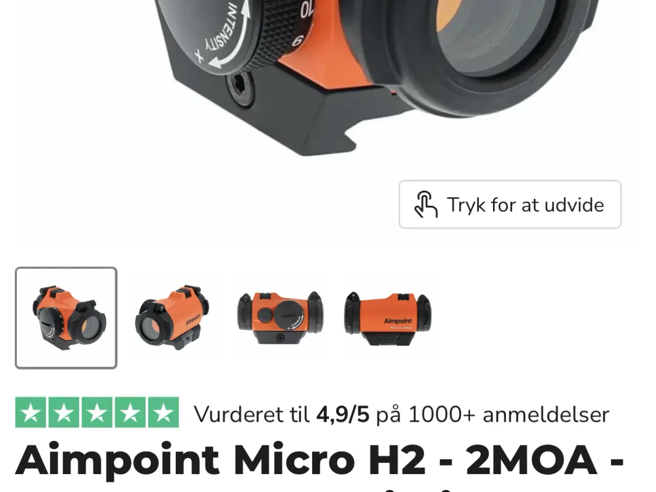 Billede 1 - Aim point micro H2 