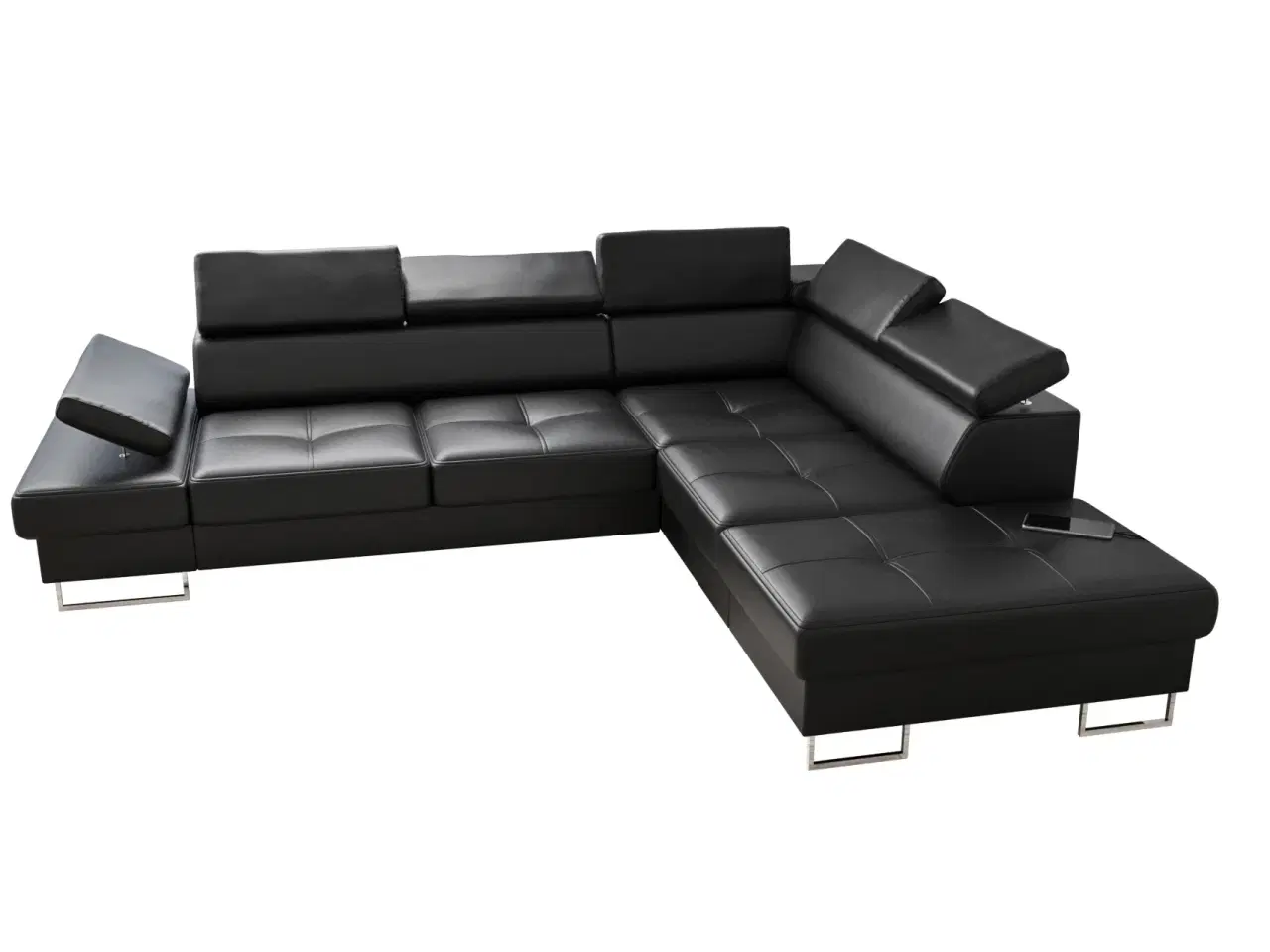 Billede 2 - GALAKSE ÆGTE LÆDER HJØRNESOFA 225X280